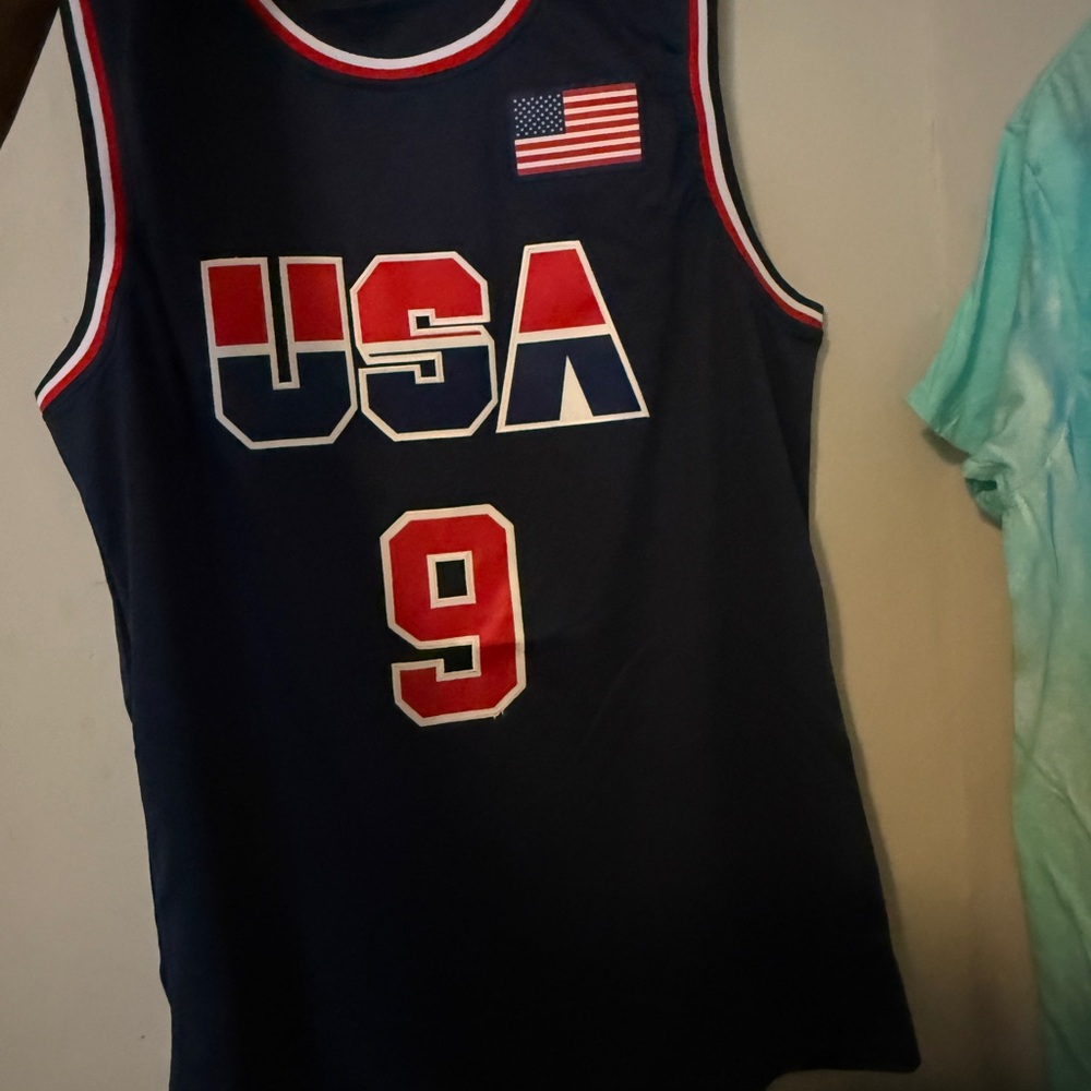 USA Basketball Jersey with Flag Patch